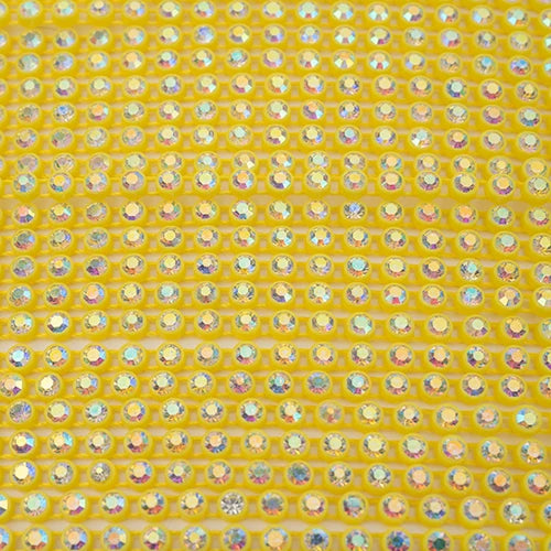 Crystal Lane Rhinestone Banding SS8 Lemon/Crystal AB 10yd/pk