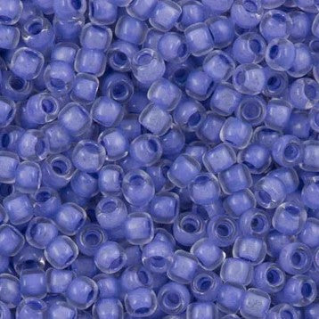 11/0 Toho Seed Beads #977 Neon Purple Lined 8-9g Vial