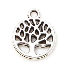 1/2" Tree of Life Metal Charm 5/pk