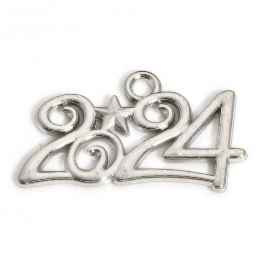 *2024 Metal Charms 5/pk