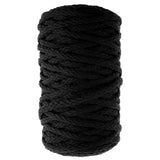 Macrame Cord 6mm Black 70yd