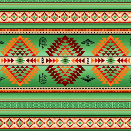 Thunderbird Green Cotton Canvas - Price Per Half Yard