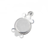 11mm Silver Box Clasp 6/pk