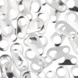 Silver Chain End Tabs 50/pk