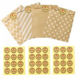 Kraft Paper Bags 5x7" w/ Thank you Sticker 24/pk