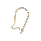 14kt Gold Kidney Hook 2/pk