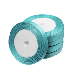 1/2" Satin Ribbon Cyan 25yd