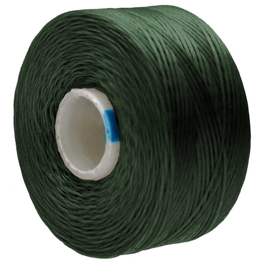 S-Lon Beading Thread 0.11mm Dark Green 78yd