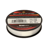 S-Lon Fire Beading Thread 8lb Crystal 50yd