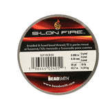 S-Lon Fire Beading Thread 10lb Crystal 50yd