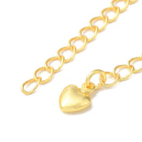 Chain Extenders 2" Gold w/ Heart Charm 5/pk