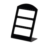 Earring Display L-Shaped Black