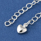 Chain Extenders 2" Silver w/ Heart Charm 5/pk