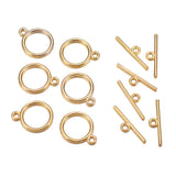 Toggle Clasp Gold 15mm Round 10/pk