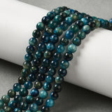 4mm Tiger Eye Blue (Natural/Dyed) Beads 14-15" Strand