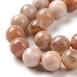 8mm Sunstone (Natural) Beads 15-16" Strand