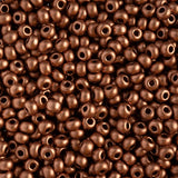 8/0 Czech Seed Beads #17582V Metallic Light Copper 22g