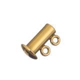 2 Strand Gold Slide Clasp 1/pk