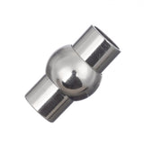 10x17mm Nickel Magnetic Clasp (6mm Hole) 1/pk