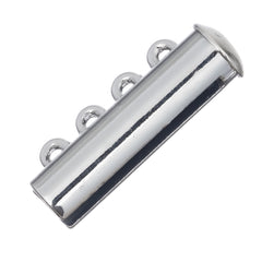 Nickel 4 Strand Slide Clasp 1/pk