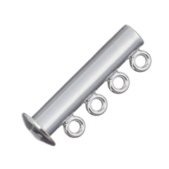 Nickel 4 Strand Slide Clasp 1/pk