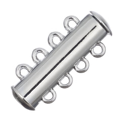 Nickel 4 Strand Slide Clasp 1/pk