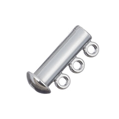 Nickel 3 Strand Slide Clasp 1/pk