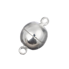 10mm Silver Magnetic Clasp 1/pk