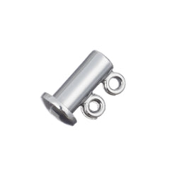 Nickel 2 Strand Slide Clasp 1/pk