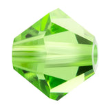 6mm Peridot Preciosa Bicone Each