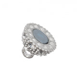 12mm Silver Magnetic Rhinestone Clasp 1/pk