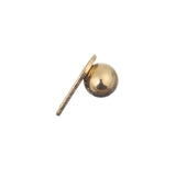 24kt Gold Plated Stainless Steel Button Clasp 5/pk