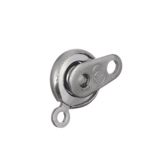 Stainless Steel Button Clasp 5/pk