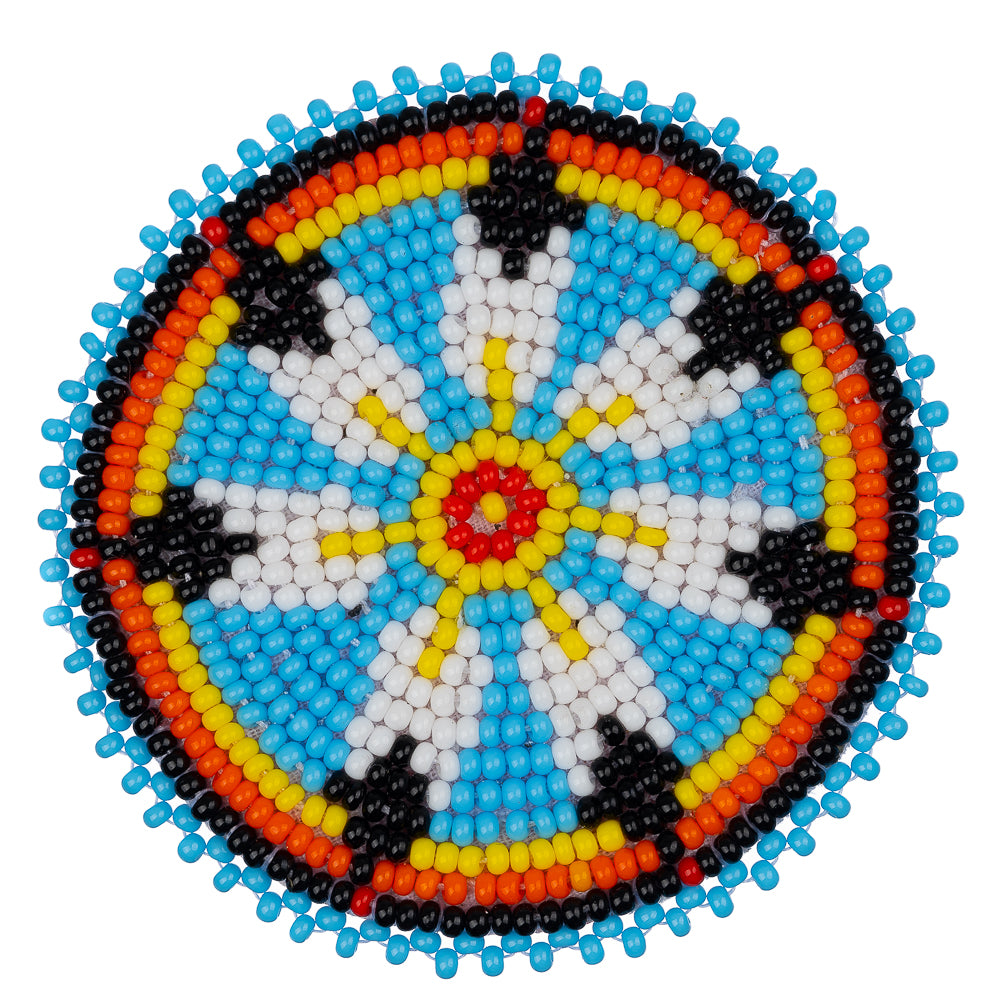 2 inch Beaded Rosette Feather – i-Bead Inc.