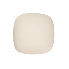 Resin Cabochons, Square 15mm Matte Cream 10/pk