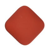 Resin Cabochons, Square 17mm Matte Terracotta 10/pk