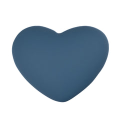 Resin Cabochons, Heart 22mm Matte Dark Blue 10/pk