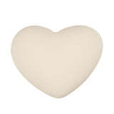 Resin Cabochons, Heart 22mm Matte Cream 10/pk