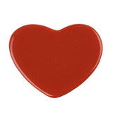 Resin Cabochons, Heart 22mm Matte Terracotta 10/pk