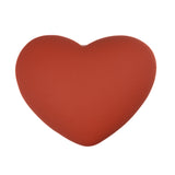 Resin Cabochons, Heart 22mm Matte Terracotta 10/pk