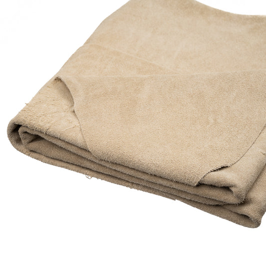 Cowhide Suede Beige