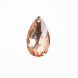 1 1/2" Copper Teardrop Crystal Lane Pendant 1/pk