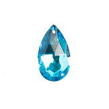 1 1/2" Aqua Teardrop Crystal Lane Pendant 1/pk