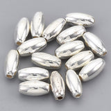 4x8mm Craft Pearls Metallic Silver 100/pk