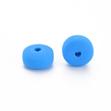 3x6mm Polymer Clay Beads, Blue 15-16" Strand