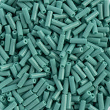 #3 Czech Bugle Beads Opaque Turquoise 25g Bag