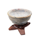 2 1/2" Soapstone Bowl with Cobra Stand