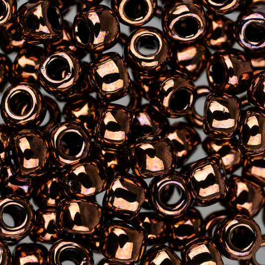 6/0 Toho Seed Beads #222 Dark Bronze 8-9g Vial