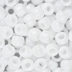 6/0 Toho Seed Beads #41 Opaque White 8-9g Vial