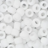 6/0 Toho Seed Beads #41F Opaque Frosted White 8-9g Vial